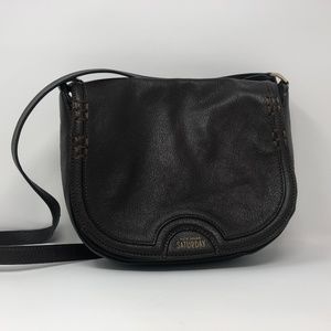 Kate Spade Saturday Chocolate Pipeline Saddle Bag